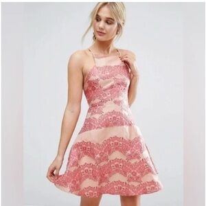 True Decadence Size 12 (US) NWT halter top pink formal dress